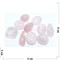 Натуральный минерал розовый кварц цена за 1 шт - фото 164604