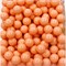 Бусины 10 мм из оранжевого коралла прессовка цена за 1 шт - фото 164728