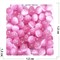 Бусины 12 мм из розового кошачьего глаза цена за 1 шт - фото 164769