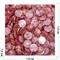 Кабошоны 15 мм круглые из розовой мозаики - фото 165001