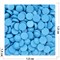 Кабошоны 15 мм круглые из голубого коралла - фото 165009