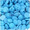 Кабошоны 20 мм круглые из голубой бирюзы с прожилками - фото 165032
