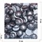 Кабошоны 20 мм круглые из черного агата - фото 165037