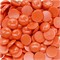 Кабошоны 20 мм круглые из оранжевого коралла - фото 165076