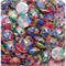 Кабошоны 20 мм круглые из цветной мозаики - фото 165108