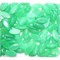 Кабошоны 8x14 вытянутый овал из зеленого халцедона - фото 165196
