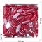 Кабошоны 8x23 челноки из красного халцедона - фото 165341