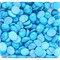 Кабошоны 10x12 овальные из голубой бирюзы с прожилками - фото 165428