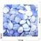 Кабошоны 12x16 овальные из голубого цветного агата - фото 165453