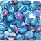 Кабошоны 12x16 овальные из синего цветного агата - фото 165456