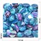 Кабошоны 12x16 овальные из синего цветного агата - фото 165457