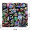 Кабошоны 12x16 овальные из цветной мозаики - фото 165493