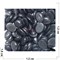 Кабошоны 12x16 овальные из черного агата - фото 165507