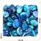Кабошоны 13x18 овальные из синего цветного агата - фото 165563