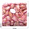 Кабошоны 13x18 овальные из розовой мозаики - фото 165641