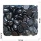 Кабошоны овальные 12x16 из черного агата - фото 165741