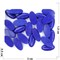 Кабошоны 15x30 вытянутый овал из синего лазурита - фото 165825