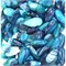 Кабошоны 15x30 капля из синего цветного агата - фото 165886
