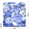 Кабошоны 15x30 капля из голубого цветного агата - фото 165889