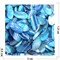 Кабошоны 15x30 вытянутый овал из цветного синего агата - фото 165935