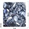 Кабошоны 15x30 вытянутый овал из цветного сине-белого агата - фото 165949