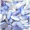 Кабошоны 15x30 вытянутый овал из бело-голубого агата - фото 165950