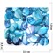 Кабошоны 18x25 овал из бело-голубого цветного агата - фото 165963
