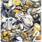 Кабошоны 18x25 овал из желто-белой мозаики - фото 166018