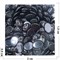 Кабошоны овальные 15x20 из черного агата - фото 166087