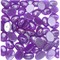 Кабошоны овальные 15x20 из фиолетового халцедона - фото 166114