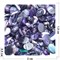 Кабошоны овальные 15x20 из цветного фиолетового агата - фото 166125