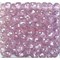 Бусины кабошоны граненые 10 мм из стекла розовые - фото 166186