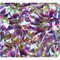 Кабошоны граненые 12x16 фиолетовые (фианит) - фото 166230