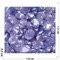 Кабошоны граненые 12x16 из фиолетового стекла - фото 166235