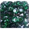 Кабошоны 15 мм «бриллиант» из зеленого стекла - фото 166262