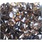 Кабошоны 15 мм «бриллиант» из коричневого стекла - фото 166264