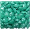Кабошоны 20 мм «бриллиант» из зеленого стекла - фото 166270