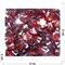Кабошоны 20 мм «бриллиант» из красного стекла - фото 166279