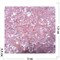 Кабошоны 7x9 зернышки из розового стекла - фото 166317