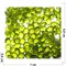 Кабошоны 8x10 «бриллиант» из стекла оливкового цвета - фото 166359