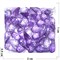 Кабошоны 10x20 граненые капли из фиолетового стекла - фото 166371