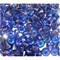 Кабошоны 12 мм «бриллиант» из синего стекла - фото 166374