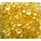 Кабошоны 10 мм «бриллиант» из желтого стекла - фото 166422