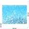 Кабошоны 2,5x5 рисинки из светло-голубого стекла - фото 166467