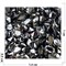 Кабошоны 10x14 овальные граненые из черного стекла - фото 166539