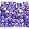 Кабошоны 10x14 прямоугольные из стекла фиолетового цвета - фото 166558
