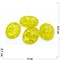 Плоские овальные кабошоны 5,5 см из желтого янтаря - фото 166707