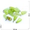 Подвески трапеции 2 см из зеленого халцедона - фото 166757