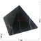 Пирамида 7 см из матового шунгита - фото 167287