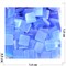 Кабошоны 14x14 квадратные из голубого кошачьего глаза - фото 167605